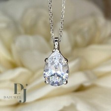 Moissanite teardrop wedding for sale  Jamaica