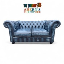 Antique blue leather for sale  BOSTON