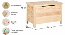 Cassapanca baule legno usato  Maddaloni