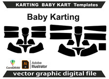 Karting Birel ART Baby Karting Templates formato vetorial AI EPS CDR K8 comprar usado  Enviando para Brazil