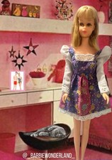 Mini vestido floral vintage Barbie Picture Me Pretty Outfit #3355 mod sem boneca comprar usado  Enviando para Brazil