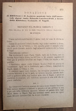 Napoli 1888 donazione usato  Italia