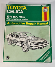 Vtg Haynes Toyota Celica 1971 thru 1985 Automotive Repair Manual Book Rear-Wheel segunda mano  Embacar hacia Mexico