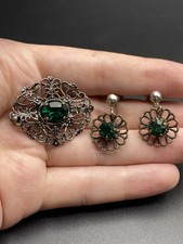 vintage screw back earrings for sale  SOUTHSEA