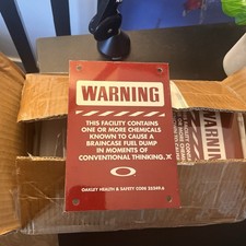 Rare oakley warning for sale  Carmichael