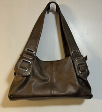 Bolsa de ombro de couro bronze Chenson com muitos compartimentos (5-51), usado comprar usado  Enviando para Brazil