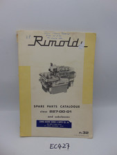 Libro de piezas de repuesto para máquina de coser vintage Rimoldi clase 227 00 01 subclase segunda mano  Embacar hacia Mexico