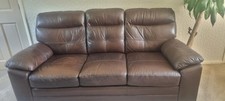 Brown leather piece for sale  STOCKPORT