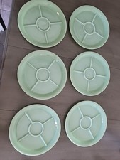 PLACAS FIRE KING JADEITE 5 PEÇAS G311 COM LOGOTIPO NÃO USADO - Lote de 6 comprar usado PLACAS FIRE KING JADEITE 5 PEÇAS G311 COM LOGOTIPO NÃO USADO - Lote de 6 comprar usado  Enviando para Brazil