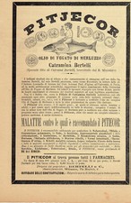 Pitjecor olio fegato usato  Italia