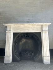 Usado, Fogo surround de mármore para lareira de ferro fundido comprar usado  Enviando para Brazil