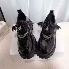 Womans black platform for sale  BURY ST. EDMUNDS