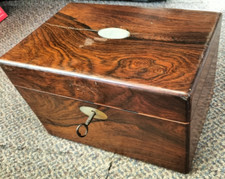 Antique rosewood tea for sale  NOTTINGHAM