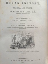 1849 A System of Human Anatomy by Erasmus Wilson leather bound h/c, usado comprar usado  Enviando para Brazil