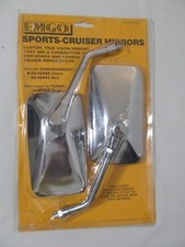 Usado, Espelho de motocicleta vintage EMGO 10mm para Honda/Kawasaki/Suzuki 20-42440 cromado comprar usado  Enviando para Brazil