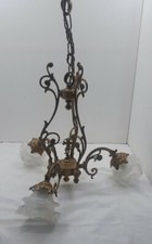 Lustre bronze tulipes d'occasion  Jonquières