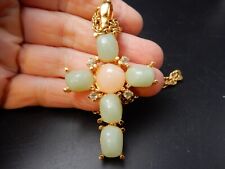 Pendentif chaine croix d'occasion  Saint-Révérien