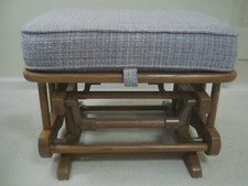 Upholstered pink blue for sale  East Moline