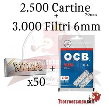 2.500 cartine rizla usato  Spedire a Italy