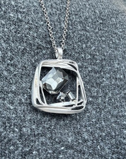 Silberkette modeschmuck große gebraucht kaufen  Hamburg