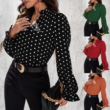 Damen chiffon tupfen gebraucht kaufen  Obertshausen