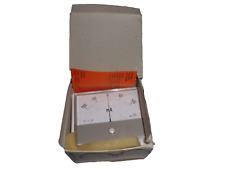Vintage 1987 Yugoslavia ISKRA 100ma Analogue Voltmeter Ammeter From Box, usado comprar usado  Enviando para Brazil