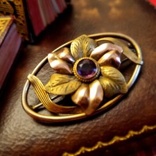 Broche vintage plaqué d'occasion  Le Luc
