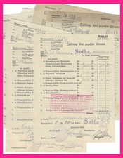 Quittungen gotha 1927 gebraucht kaufen  Delitzsch
