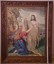 Antique hand embroiderted for sale  Shipping to Ireland