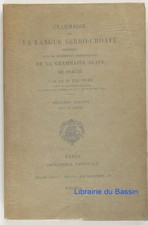 Grammaire langue serbo d'occasion Grammaire langue serbo d'occasion  Bordeaux-