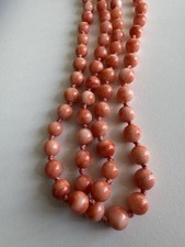Collana corallo rosa usato  Roma