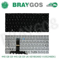 Substituição para teclado notebook HP ProBook 440 G8 G9 445 G8 G9 Reino Unido V195246EK1 comprar usado  Enviando para Brazil