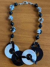 Collana agata striata usato  Roma