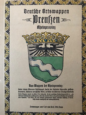 Rtswappen preußen rheinprovin gebraucht kaufen  Eichwalde