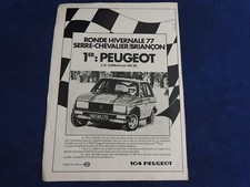 Publicité automobile peugeot d'occasion  Saint-Cyr-sur-Mer