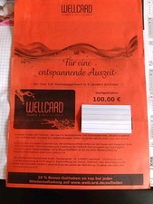 Wellcard thermen hotelgutschei gebraucht kaufen  Kirchardt