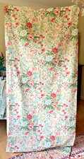 Usado, Par de painéis de cortina vintage florais de algodão sem forro comprar usado  Enviando para Brazil