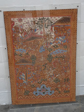 VELHA MANDALA ASSINADA BALI INDONÉSIA KAMASAN TERESNA NYONAM PINTADA À MÃO EMOLDURADA comprar usado  Enviando para Brazil