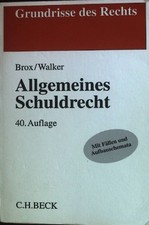 Allgemeines schuldrecht grundr gebraucht kaufen  Koblenz