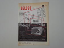 Advertising pubblicità 1959 usato  Salerno