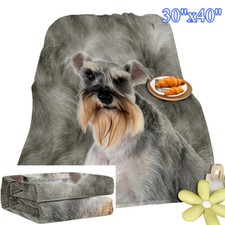 Cute schnauzer flannel for sale  USA