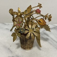 Vintage brass basket for sale  Atlanta