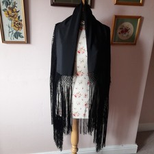 Vintage black crèpe for sale  CASTLEFORD