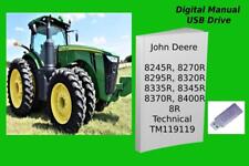 John Deere 8245R 8270R 8295R 8320R 8335R 8345R 8370R e 8400R 8R manual TM119119 comprar usado  Enviando para Brazil