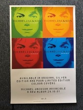 RARE VINTAGE 76x51cm BILLBOARD/RECORD STORE POSTER - MICHAEL JACKSON (2001) NM comprar usado  Enviando para Brazil