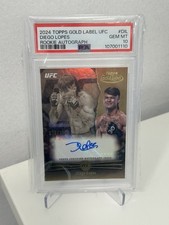 Usado, 2024 Topps Gold Label UFC Diego Lopes novato autografado PSA 10 #/349  comprar usado  Enviando para Brazil