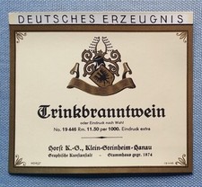 Altes liköretikett weinetiket gebraucht kaufen  Rödental