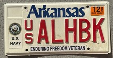 Arkansas navy license for sale  Lebanon