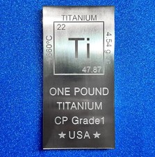 Titanium ingot bar for sale  HUDDERSFIELD