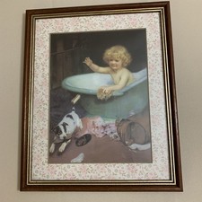 Vintage framed art for sale  Augusta